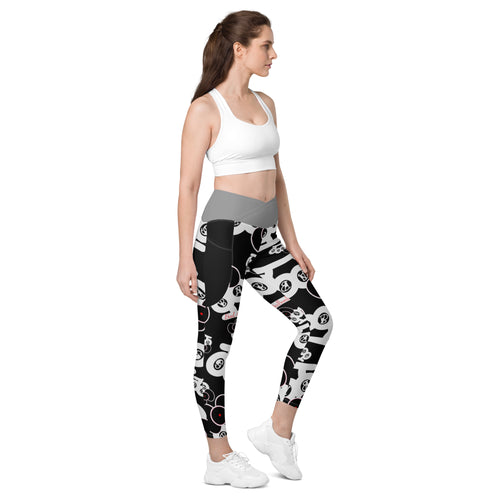 Crossover leggings with pockets 06