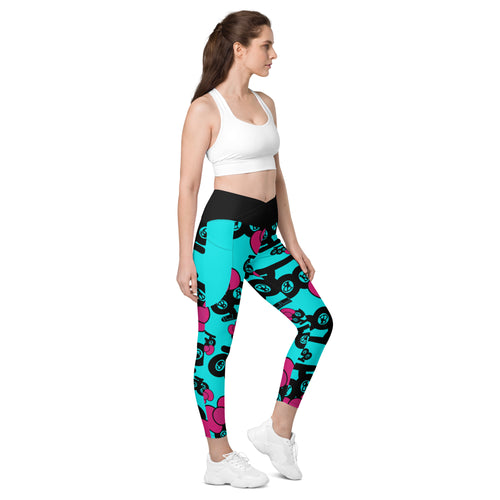 Crossover leggings with pockets 02